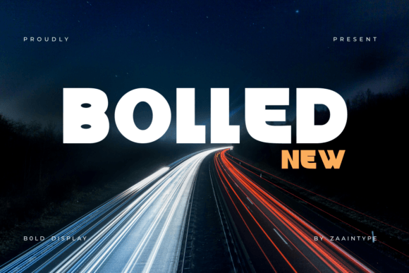 Bolled: A Bold and Versatile Font for Crafters