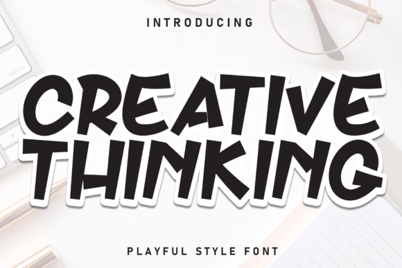 Boost Your Brand with Creative Thinking Font