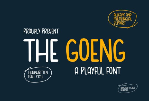 Boost Your Campaigns with The Goeng: A Playful Display Font