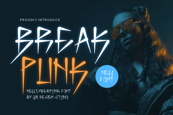 Break Punk: A Bold Display Font for Creative Campaigns