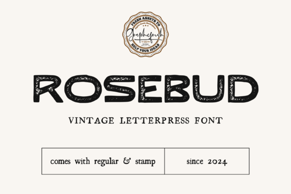 Bring Charm to Your Creations with Rosebud Font