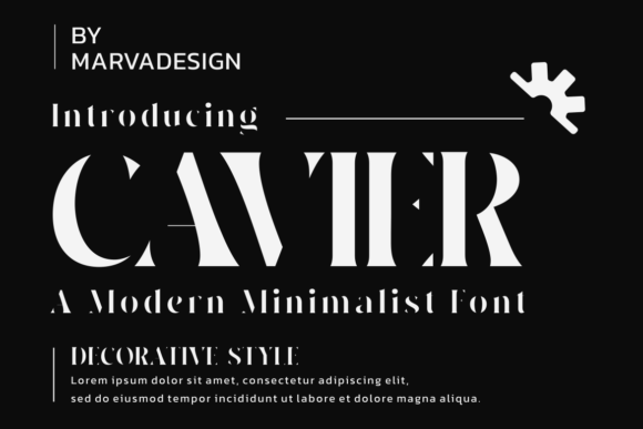 Cavier: A Sleek and Modern Font for Web Design
