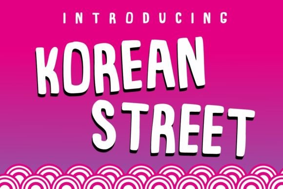 Discover the Charm of Korean Street: A Fun Doodle Font