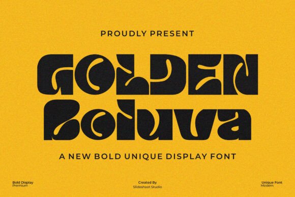 Elevate Your Editorial Design with Golden Boluva Font
