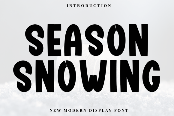 Enhance Your Brand with Season Snowing: A Festive Display Font