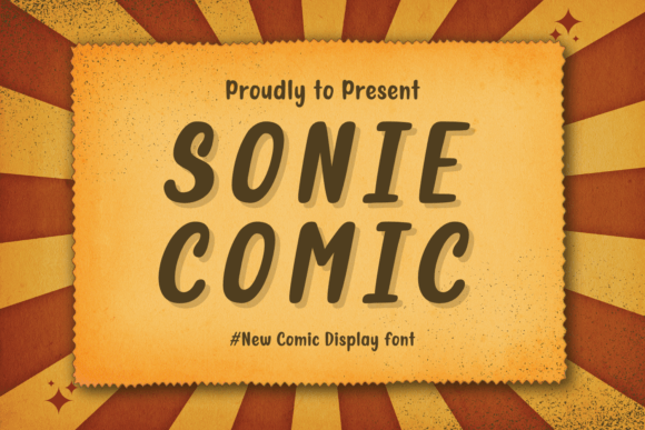 Enhance Your Brand with Sonie Comic: A Playful Display Font