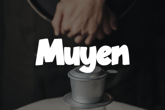 Explore Muyen: A Charming Display Font for Creative Brands