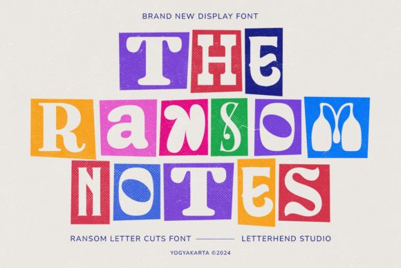 Exploring The Ransom Notes: A Versatile Font for Creative Branding