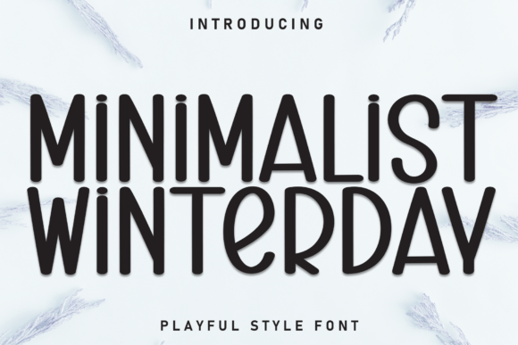 Minimalist Winterday: A Cozy Handwritten Font for Editorial Design