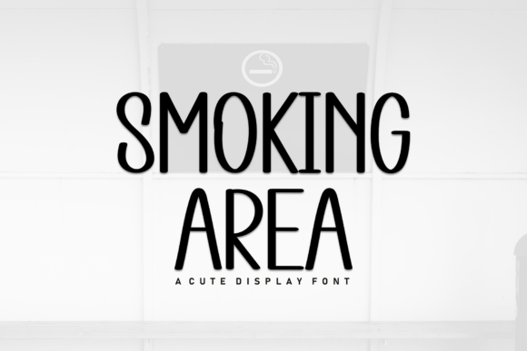 Smoking Area: A Handwritten Font for Editorial Flair