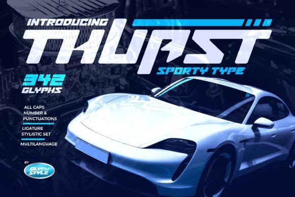 Thuast: A Speedy and Stylish Display Font for Makers