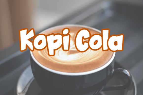 Transform Your Brand with Kopi Cola: A Versatile Display Font
