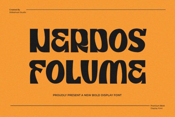 Transform Your Brand with Nerdos Folume Font