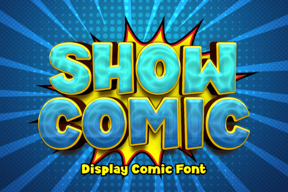 Transform Your Brand with Show Comic Font