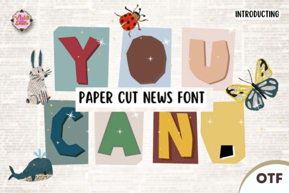 Unveil Creativity with Paper Cut News Font