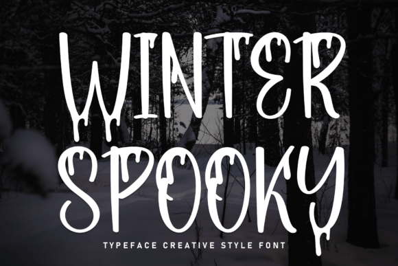 Winter Spooky: A Charming Handwritten Display Font for Editorial Design